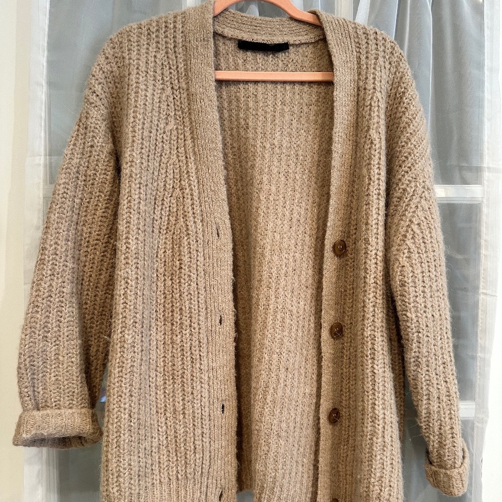 Cocoon V Neck Cardigan Sweater